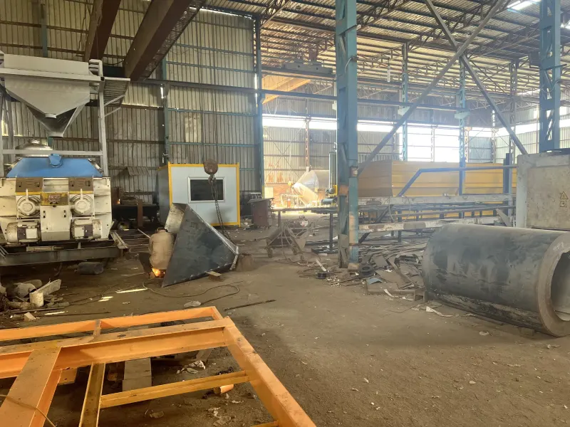 Equipment fabrication workshop at the Mousa Sons factory