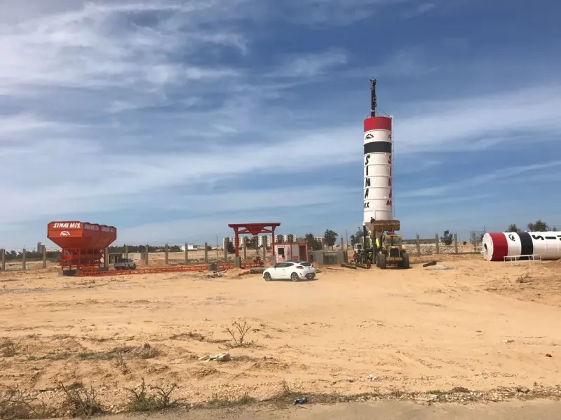 Sinai Mix concrete plant site
